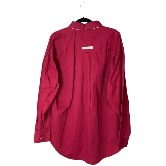 Oklahoma Sooners OU BT Player Crimson Long‎ Sleeve Button Up Men’s NWT Size XL - Picture 2 of 7